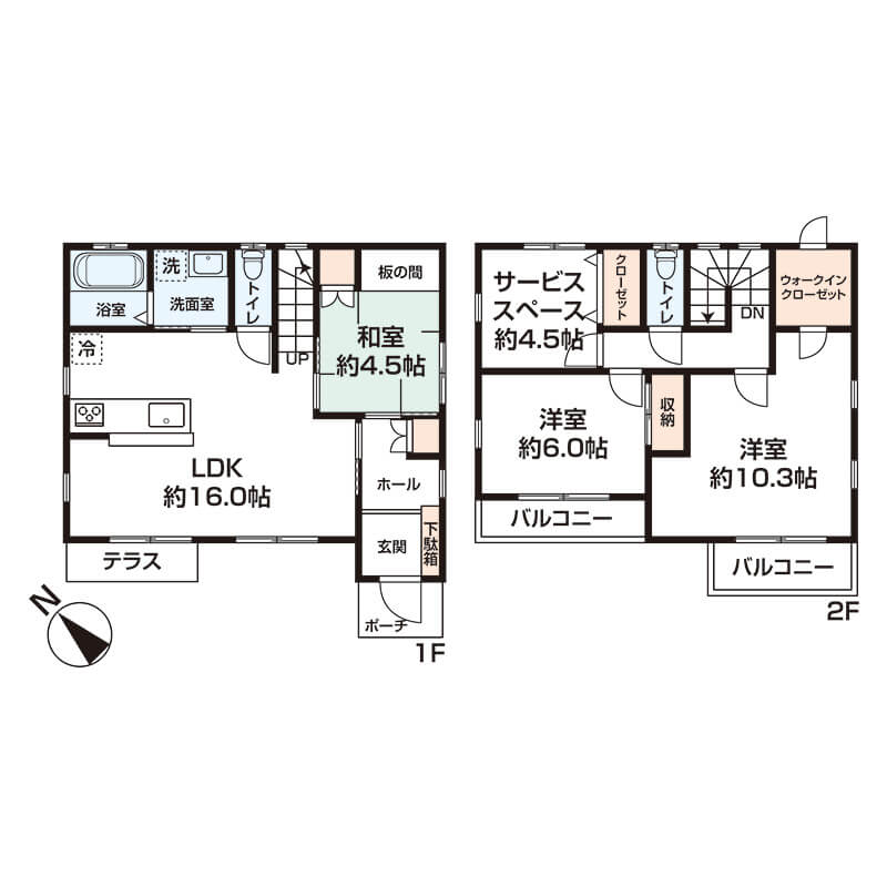 基本タイプ 戸建て間取り図 Gmc間取り図作成代行