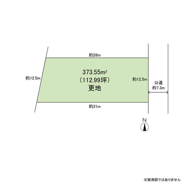 土地・区画図・配置図間取り図サンプル1